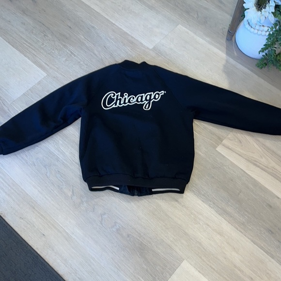 Majestic White Sox Chicago Reversible coat Baseball Jacket 14/16 unisex - Picture 10 of 10